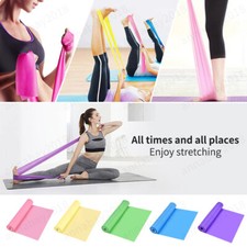 Stretch Resistance Bands Exercise Pilates Training Yoga Aerobic GYM Home Workout Resistance Band price