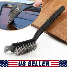 Stainless Steel BBQ Grill Brush and Scraper Set for Outdoor Grill Grill and Barbecue price