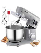 VEVOR 450W Stand Mixer 6-Speed Tilt-Head Dough Mixer 7.4 Qt Bowl 3 Attachments Dough Mixer price