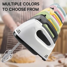 Multi-Speed Electric Hand Mixer - 7 Speeds with Beaters & Dough Hooks for Baking Dough Mixer price
