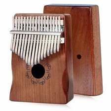 17 Key Kalimba Thumb Piano Finger Mbira Mahogany Wood Keyboard Music Instruments Keyboard Instruments price