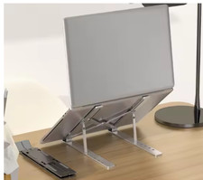 Adjustable Foldable Laptop Stand Aluminum  Riser Computer Holder Desk ship to US Laptop Stand price
