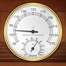 2-in-1 Fahrenheit Thermometer for Sauna, Sauna Monitor Accessories Monitor Accessories price