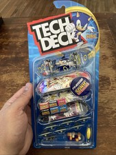 Tech Deck Finesse Sonic The Hedgehog 4 Pack Fingerboard Skateboard New Toy Tech Toy price