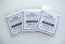 3 Packages Fremont "SOLOIST" Wound Low-G Squeakless Polished Ukulele String String Instruments price