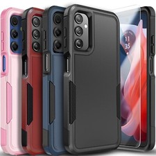 For Samsung Galaxy A16 5G A15 A14 Case Phone Cover Heavy Duty + Tempered Glass Phone Case price