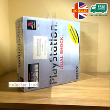 1 x BOX PROTECTOR for Sony PlayStation PS1 PSX Game Console Box DISPLAY CASE One PlayStation Game Console price