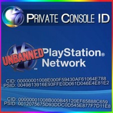 PLAYSTATION 3 PS3 Console ID CID IDPS PSID 100% Private DELIVERY WARRANT PlayStation Game Console price