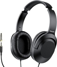 Philips Over the Ear Wired Stereo Headphones -TAH2005- Black Over-Ear Headphones price