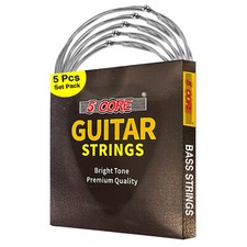 5 Core Bass Guitar Strings Extra Light Gauge Bright & Powerful Tone 5 String Set Bass Guitar price