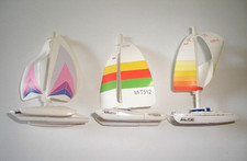 CATAMARANS 1996 MODEL BOATS & SHIPS SET - KINDER SURPRISE TOYS MINIATURES Toy Ship price