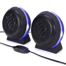 LED Gaming Speakers with In-Line Volume Control & Powerful 5W Drivers Gaming Speaker price