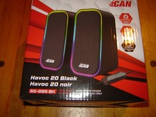 iCan Havoc 20 Black Wired Gaming Speakers Gaming Speaker price