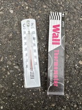 2 WALL THERMOMETER Indoor Outdoor Home Room Office Garden Greenhouse Temperature Thermometers price