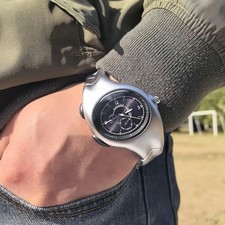 Opium Silver Watch Y2K Metal Bracelet Mens Fashion Accessory Unisex Classic Watch and Bracelet Accessory price