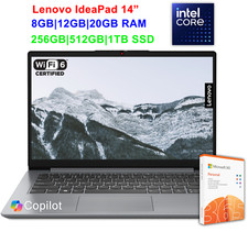 2026 Lenovo IdeaPad Laptop Notebook 14" Intel Processor Up to 20GB RAM & 1TB SSD Used Laptop & Notebook price