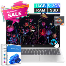 NEW HP Laptop Notebook 15.6 Touch AMD Ryzen 5 16GB RAM 512GB SSD Office 2024 Pro Used Laptop & Notebook price