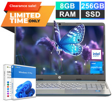 HP Laptop Notebook 15.6" Intel Pentium N5030 8GB RAM 256GB SSD Office 2024 Pro Used Laptop & Notebook price