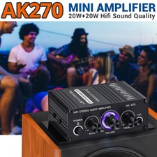 Audio Stereo Amplifiers 2-Channel Power Speakers for Desktops Wall Small Home Stereo Amplifiers price