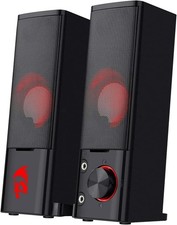 Redragon GS550 PC Gaming Speakers, 2.0 Channel Desktop Computer Sound Bar Gaming Speaker price