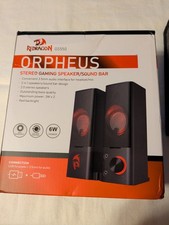 Redragon GS550 PC Gaming Speakers Desktop Computer Sound Black w red lights Gaming Speaker price