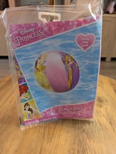 Disney Princess Inflatable Beach Ball Cinderella Belle Rapunzel Pool Water Fun Inflatable Water Products price