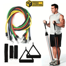 11pcs/Set Exercise Bands Resistance Band Home Fitness Equipment for Men & Women Pilates Equipment price