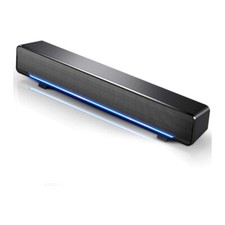 Soundbar USB Powered Sound Bar Speakers for Computer Desktop Laptop PC Black Computer Speakers price