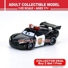 Display Model Vehicle Pixar Cars Sheriff Lightning McQueen 1:55 Diecast Car Toy Vehicle price