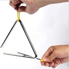 Superior Sound Quality Musical Steel Triangle Percussion Instrument With Striker Percussion Instruments price