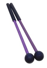 TUOREN 1 Pair 9 Inch Rubber Xylophone Sticks Tongue Drum Mallets Purple Percussion Instruments price