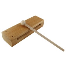 Wood Block with Mallet ZZLZX 1Set Musical Instrument Natural Percussion Instruments price
