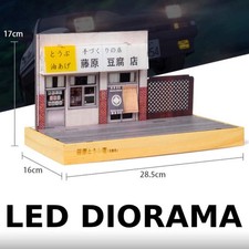 1/32 Scale Fujiwara Tofu Shop Diorama Display Set with Built in LED USA SELLER Built-in Sets price