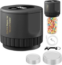 Mason Jar Vacuum Sealer Kit USB Rechargeable Lids Set Electric Airtight Storage Vacuum Sealer price