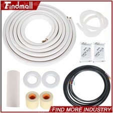 Findmall Mini Split Heat Pump Install Kit 1/4" & 3/8" Copper Line 25 Ft Kit Heat Pump price
