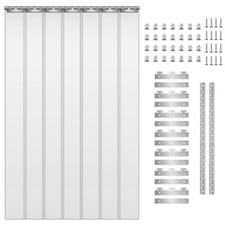 Strip Curtain PVC Door Curtain Cooler Freezer Clear Plastic Door Strips Freezer, Cooler price