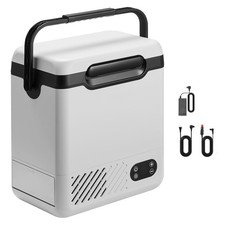Uimoso 12V Portable Car Refrigerator, Electric Cooler & Freezer, 12.68 QT/12L Freezer, Cooler price