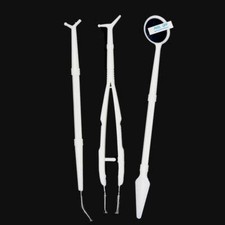 3/lot dentist disposible tool mirror needle and probe Teeth Clean Scaler Hygiene Hygiene and Cleaning price