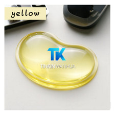 Gel Wrist Wavy Mouse Pad Support for Desktop Laptop Computer Accessories Yellow Laptop Accessories price