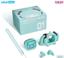 Anime Miku LCD Bluetooth Headphones Touch Screen Android Hatsune Earbuds New Headphones price
