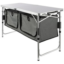 Uimoso Camping Kitchen Table Folding Portable Cook Station 3 Adjustable Heights Camping Kitchen price