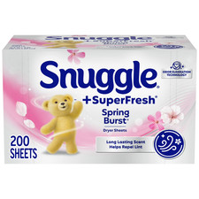 Snuggle + SuperFresh Softener SPRING BURST Dryer Sheets, 200ct | NIB Sealed Fabric Softener price