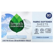 Fabric Softener Sheets, Free & Clear, 80 Sheets Fabric Softener price