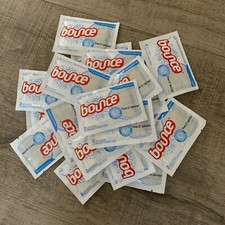 Lot of 20 Bounce Free & Gentle Fabric Softener 2-sheets per pack Travel Size Fabric Softener price