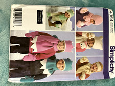 Simplicity sewing pattern #4354 Child's fleece hat, gloves, scarf-All Sizes Baby Gloves & Scarf price