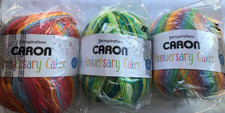 NEW Caron Anniversary Cakes 35.3 OZ- 1,029 yds per Cake-CHOOSE COLOR & QTY Baby Gloves & Scarf price