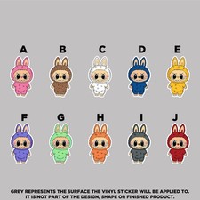 Labubu Vinyl Stickers – Waterproof, Scratch‑Proof, Dishwasher Safe Decals Dishwasher Sticker price