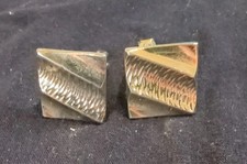 Vintage Gold Toned Bullet Backed Cufflinks Cufflinks price