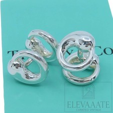 Tiffany & Co. Elsa Peretti Eternal Circle Cufflinks Sterling Silver 925 No Box Cufflinks price