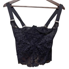 WE ARE HAH Black Bust A Move Bustier Corset Top Womens Small Corset price